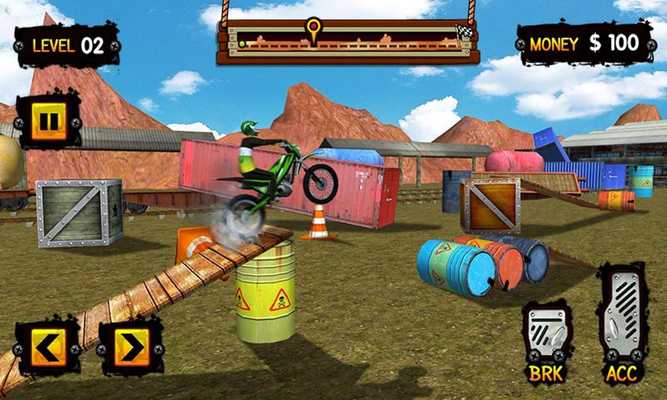 Emulate Android APK Stunt Bike King 3D 2018