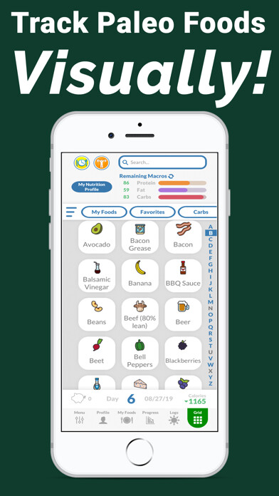 Emulate iPhone app Stupid Simple Paleo Tracker using MyAndroid Emulate iPhone app Stupid Simple Paleo Tracker using MyAndroid
