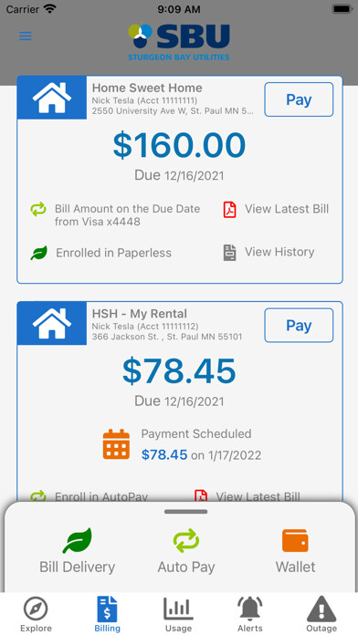 Emulate iPhone app Sturgeon Bay Utilities using MyAndroid Emulate iPhone app Sturgeon Bay Utilities using MyAndroid
