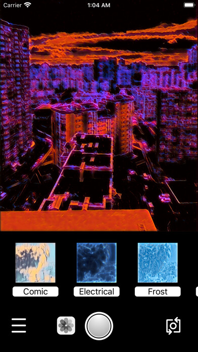 Emulate iPhone app Styled Camera using MyAndroid