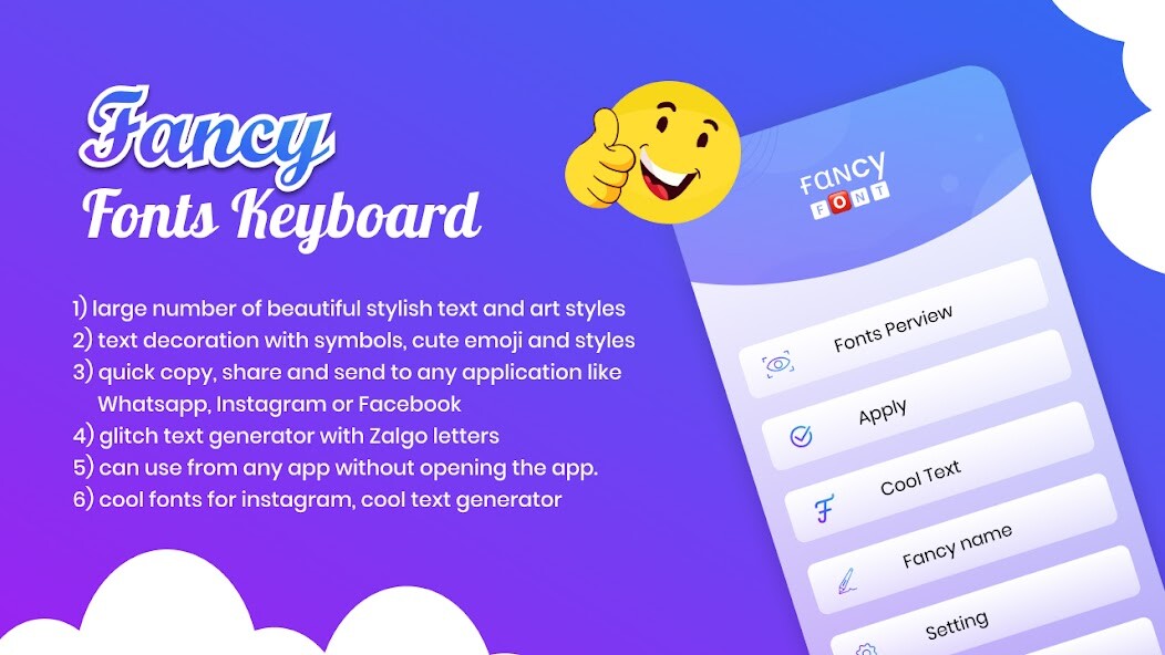 Run android online APK Stylish Font Keyboard from MyAndroid or emulate Stylish Font Keyboard using MyAndroid