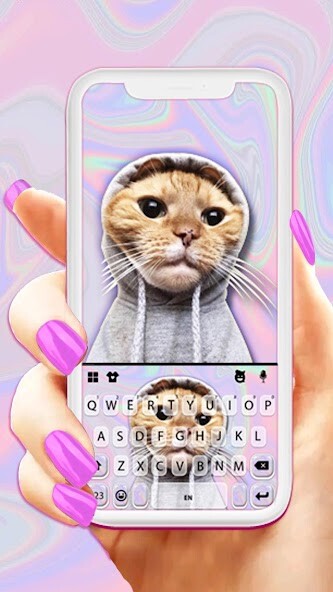 Run android online APK Stylish Kitten Keyboard Background from MyAndroid or emulate Stylish Kitten Keyboard Background using MyAndroid