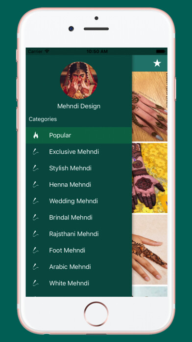 Emulate iPhone app Stylish Mehndi Design using MyAndroid Emulate iPhone app Stylish Mehndi Design using MyAndroid