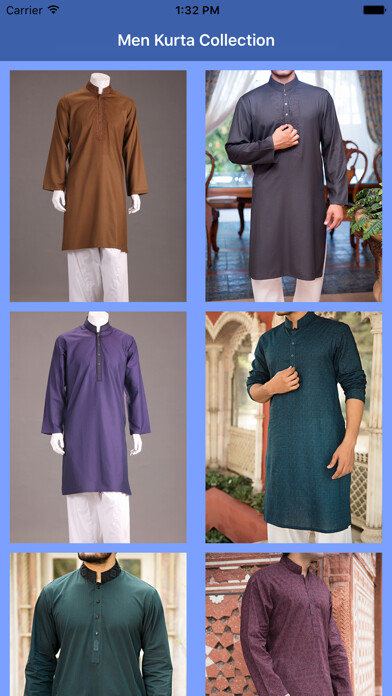 Emulate iPhone app Stylish Men Kurta Dresses - 2016 Stylish Free using MyAndroid