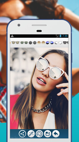 Run android online APK Stylish Sunglasses Photo Editor from MyAndroid or emulate Stylish Sunglasses Photo Editor using MyAndroid