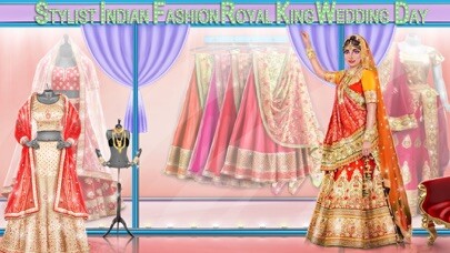 Emulate iPhone app Stylist Indian Fashion Game using MyAndroid