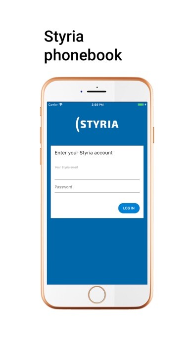 Emulate iPhone app Styria imenik using MyAndroid
