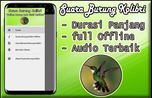 Run android online APK Suara Burung Kolibri Pikat Mp3 Offline from MyAndroid or emulate Suara Burung Kolibri Pikat Mp3 Offline using MyAndroid