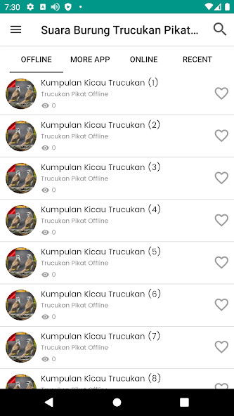 Run android online APK Suara Burung Trucukan Pikat from MyAndroid or emulate Suara Burung Trucukan Pikat using MyAndroid Run android online APK Suara Burung Trucukan Pikat from MyAndroid or emulate Suara Burung Trucukan Pikat using MyAndroid