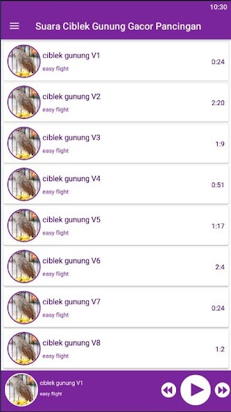 Run android online APK Suara Ciblek Gunung Gacor from MyAndroid or emulate Suara Ciblek Gunung Gacor using MyAndroid
