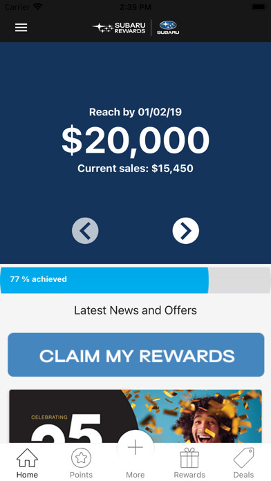 Emulate iPhone app Subaru Rewards NZ using MyAndroid Emulate iPhone app Subaru Rewards NZ using MyAndroid