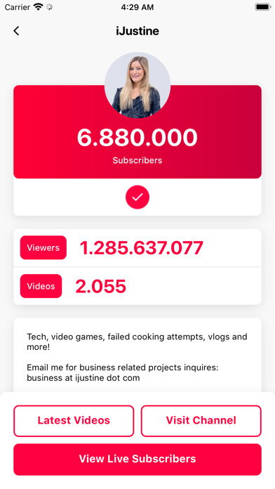 Emulate iPhone app Subscribers: Live Counter using MyAndroid Emulate iPhone app Subscribers: Live Counter using MyAndroid