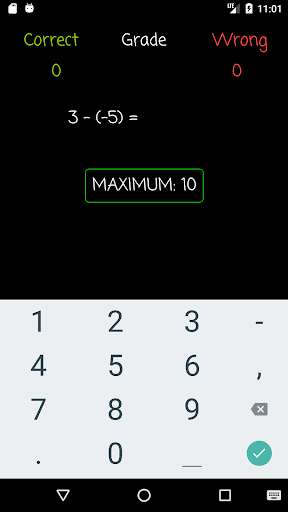 Emulate Android APK Subtraction Practice: Negative Numbers Emulate Android APK Subtraction Practice: Negative Numbers