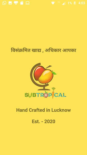 Run android online APK Subtropical - Fruits - Vegetables-Grocery from MyAndroid or emulate Subtropical - Fruits - Vegetables-Grocery using MyAndroid