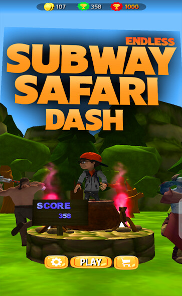 Run android online APK Subway Safari Dash from MyAndroid or emulate Subway Safari Dash using MyAndroid