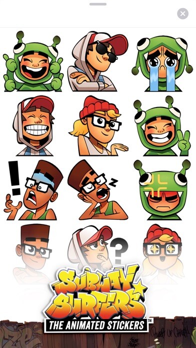 Emulate iPhone app Subway Surfers Sticker Pack using MyAndroid Emulate iPhone app Subway Surfers Sticker Pack using MyAndroid