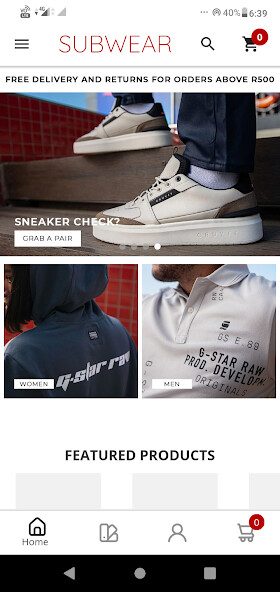 Emulate iPhone app Subwear using MyAndroid Emulate iPhone app Subwear using MyAndroid
