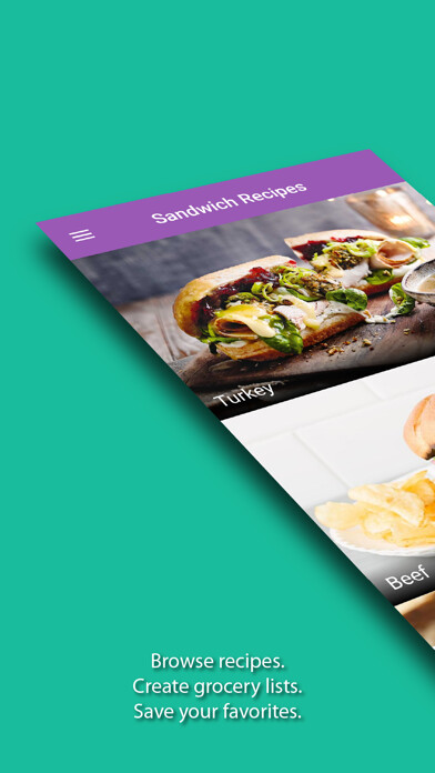 Emulate iPhone app Subz: Sandwich Recipes using MyAndroid Emulate iPhone app Subz: Sandwich Recipes using MyAndroid