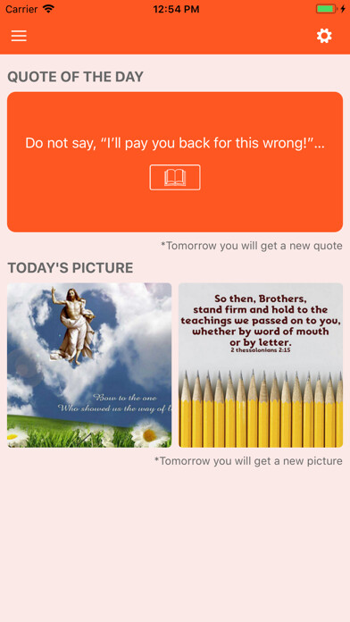 Emulate iPhone app Success Proverbs Bible Verses using MyAndroid