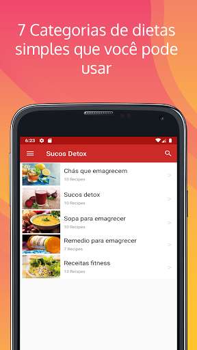Run android online APK Sucos Detox Para Emagrecer - Dietas Low Carb from MyAndroid or emulate Sucos Detox Para Emagrecer - Dietas Low Carb using MyAndroid