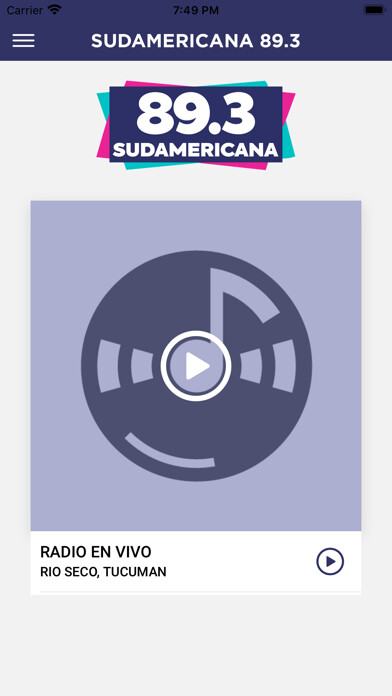 Emulate iPhone app Sudamericana 89.3 using MyAndroid Emulate iPhone app Sudamericana 89.3 using MyAndroid