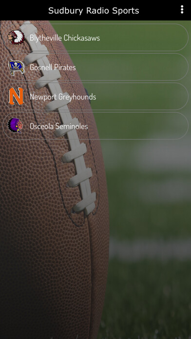 Emulate iPhone app Sudbury Radio Sports using MyAndroid