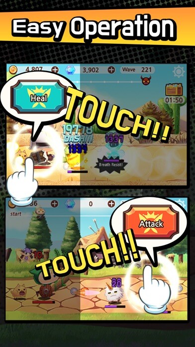 Emulate iPhone app Sudden Warrior (Tap Rpg) using MyAndroid