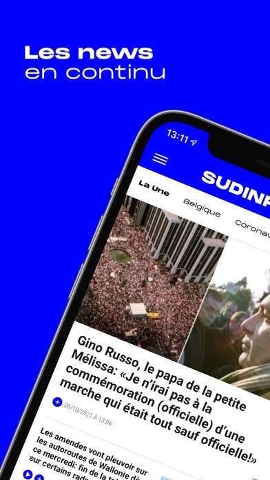 Emulate iPhone app Sudinfo - info en continu using MyAndroid Emulate iPhone app Sudinfo - info en continu using MyAndroid