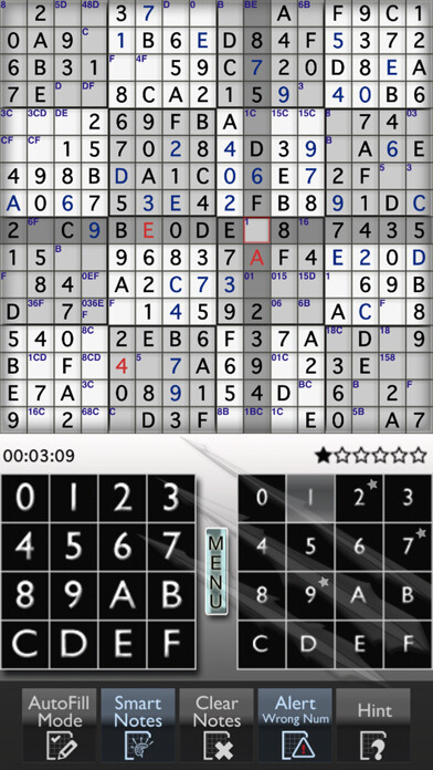 Emulate iPhone app Sudoku 16x16 Monster using MyAndroid Emulate iPhone app Sudoku 16x16 Monster using MyAndroid