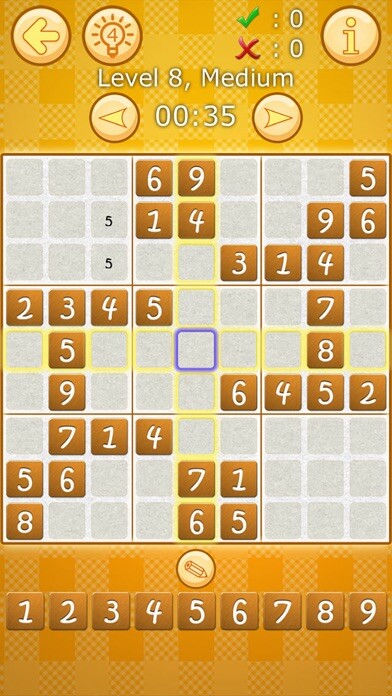Emulate iPhone app Sudoku: 2 in 1 using MyAndroid