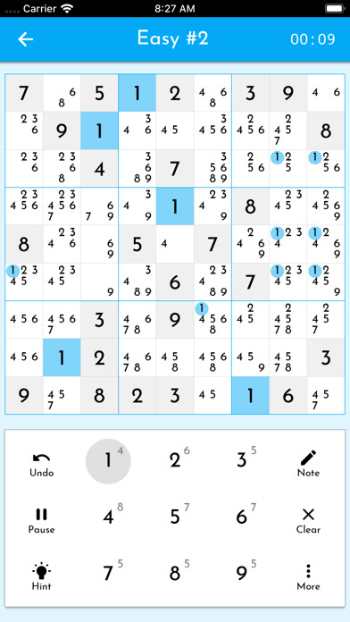 Emulate iPhone app Sudoku 4000 & Solver using MyAndroid