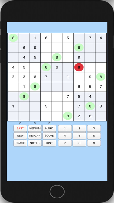 Emulate iPhone app Sudoku Baron using MyAndroid
