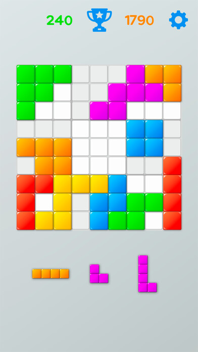 Emulate iPhone app Sudoku Blocks Puzzle By Color using MyAndroid