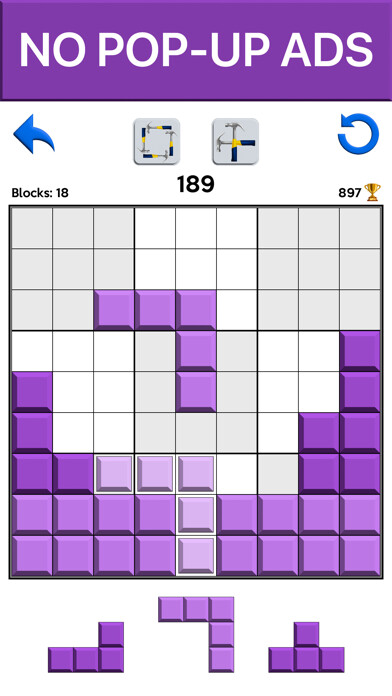 Emulate iPhone app Sudoku Blocks, Tetra using MyAndroid