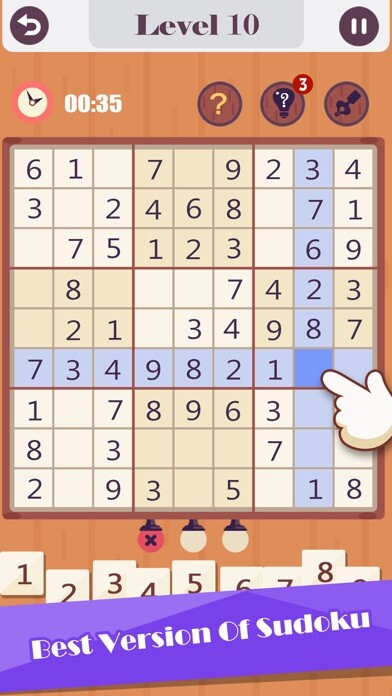 Emulate iPhone app Sudoku - Classic Sudoku Puzzle Games using MyAndroid