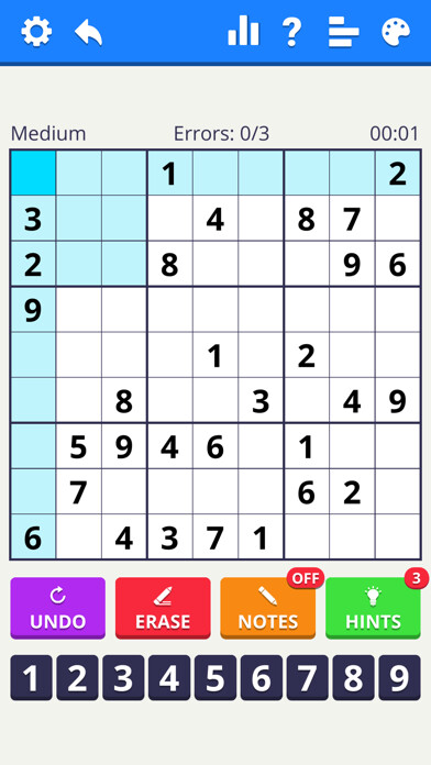 Emulate iPhone app Sudoku Levels - classic puzzle using MyAndroid Emulate iPhone app Sudoku Levels - classic puzzle using MyAndroid