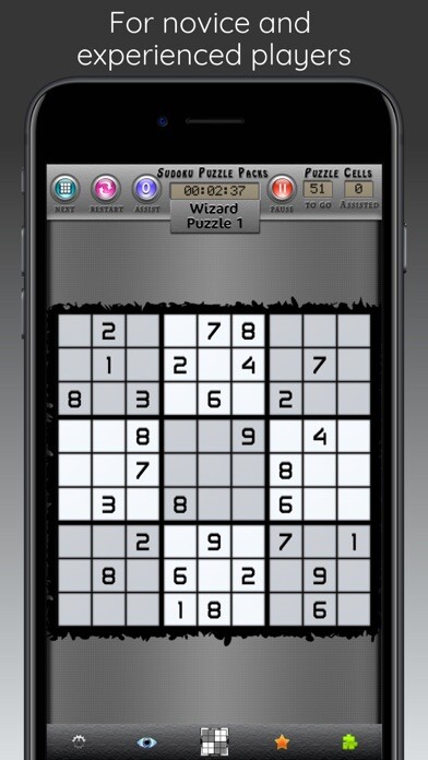 Emulate iPhone app Sudoku Puzzle Packs using MyAndroid