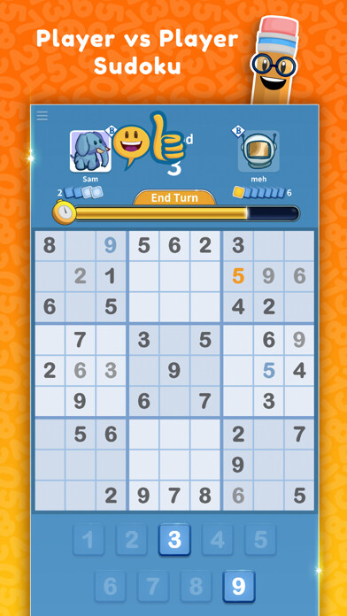 Emulate iPhone app Sudoku Scramble using MyAndroid