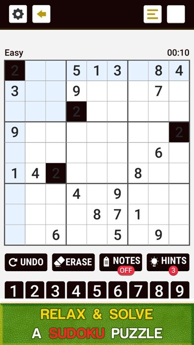 Emulate iPhone app Sudoku Super classic using MyAndroid Emulate iPhone app Sudoku Super classic using MyAndroid