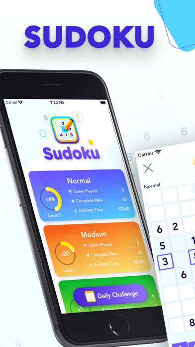 Emulate iPhone app Sudoku :The Classic Mind Game using MyAndroid