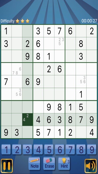 Emulate iPhone app Sudoku - The Way of Kings using MyAndroid