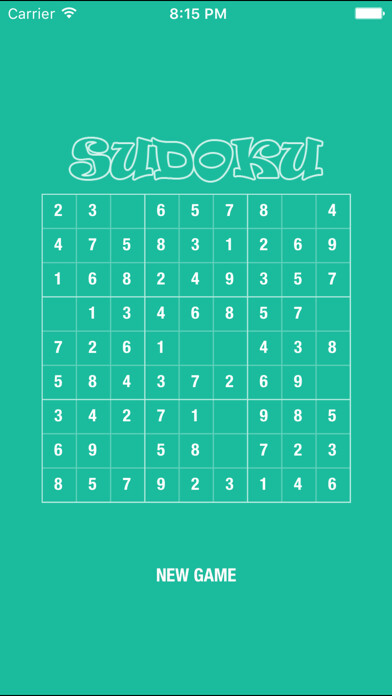 Emulate iPhone app Sudoku - Unique Sudoku Puzzle Game using MyAndroid