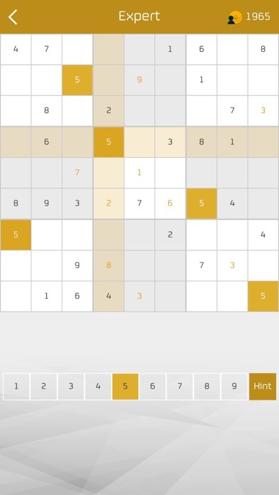 Emulate iPhone app Sudoku - world famous brain puzzle! using MyAndroid
