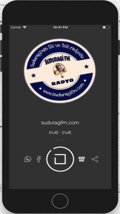 Emulate iPhone app Sudurağı FM using MyAndroid Emulate iPhone app Sudurağı FM using MyAndroid