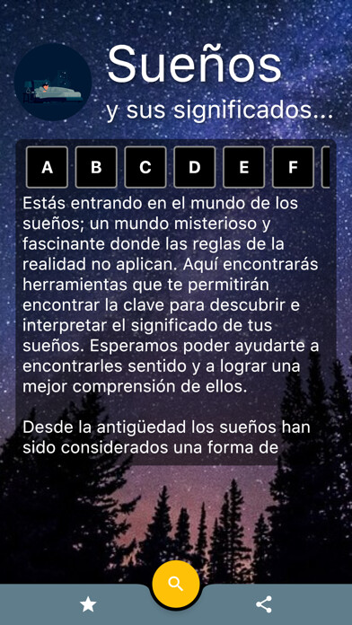 Emulate iPhone app Sueños y sus significados using MyAndroid Emulate iPhone app Sueños y sus significados using MyAndroid