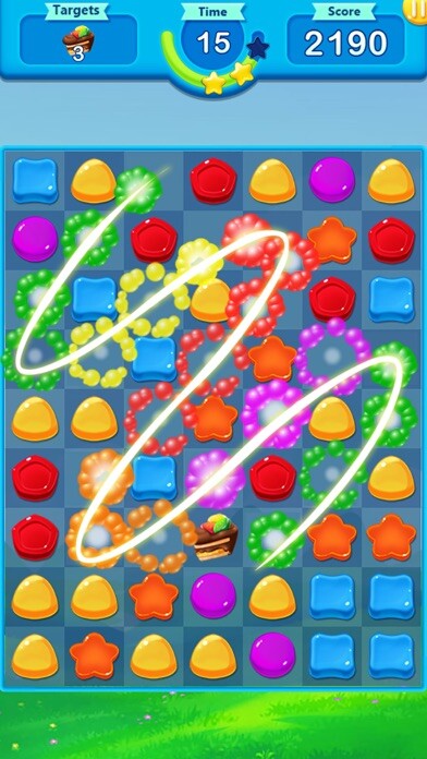 Emulate iPhone app Sugar Candy Line using MyAndroid