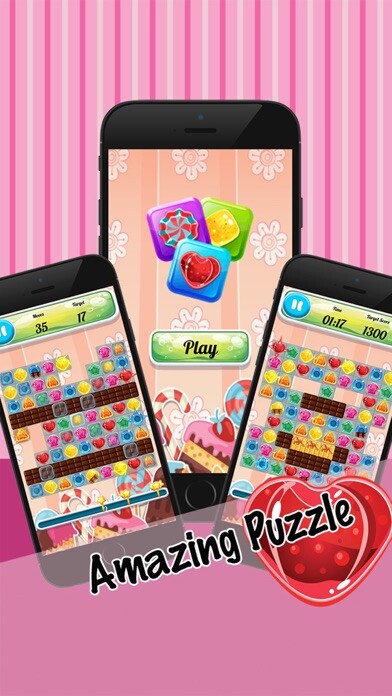 Emulate iPhone app Sugar Candy Sweet Mania using MyAndroid