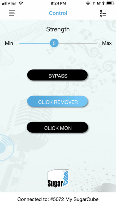 Emulate iPhone app SugarCube by SweetVinyl using MyAndroid
