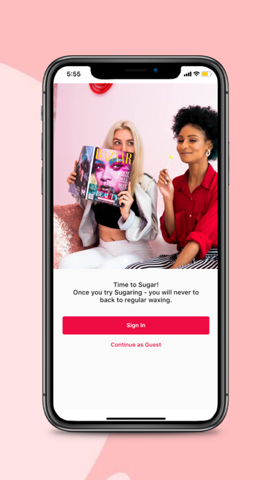Emulate iPhone app Sugaring NYC Guest App using MyAndroid Emulate iPhone app Sugaring NYC Guest App using MyAndroid