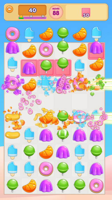 Emulate iPhone app Sugar Mania: Match Sweet Candy using MyAndroid